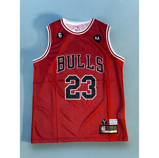North Stand Chicago Bulls Michael Jordan NBA Basketol Forması