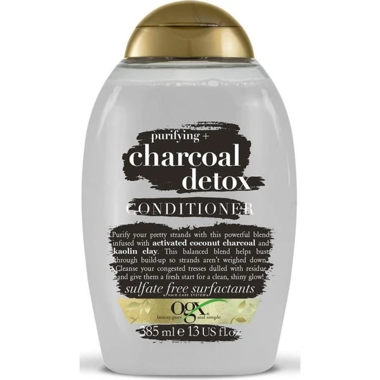 Ogx Organix Charcoal Detox Saç Kremi 385 Ml