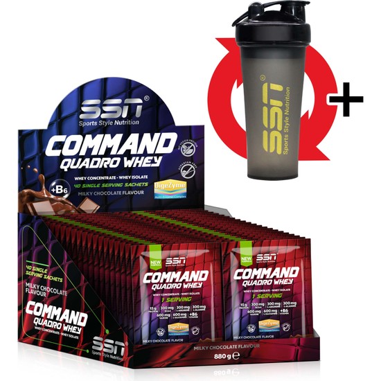 SSN Sports Style Nutrition Ssn Command Quadro Whey Sachets Fiyatı