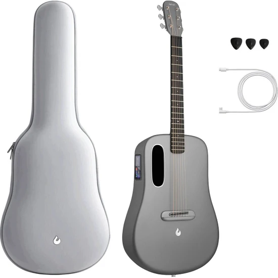 Lava Music Lava Me 4 Smart Akustik Gitar (Carbon - LVM4C38SGY)