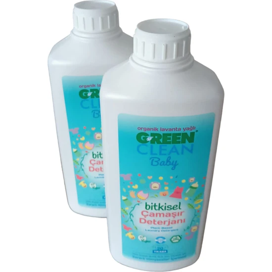 U Green Clean Baby 1 lt Bitkisel Sıvı Çamaşır Deterjanı - 2'li