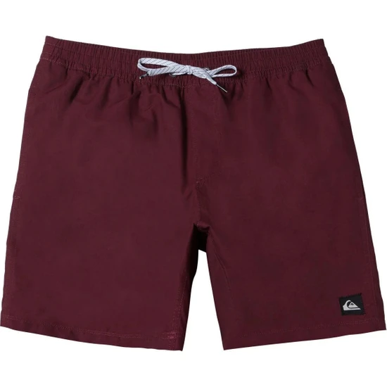 Quiksilver Everyday Solıd Volley 15 Bordo Erkek Mayo