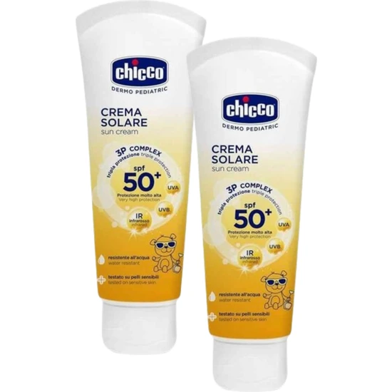 Chicco Güneş Kremi Spf 50+ 75 ml 2'li Set 2 Adet Güneş Kremi