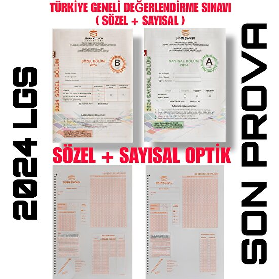 2024 Lgs Türkiye Geneli Değerlendirme Sınavı ( Son Prova )