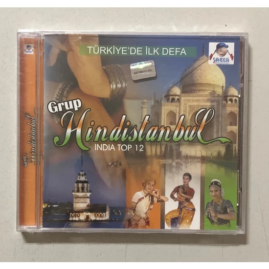 Şabka Müzik Grup Hindistanbul India Top 12 CD (Jelatininde Sıfır Orjnal Dönem Baskı Cd)