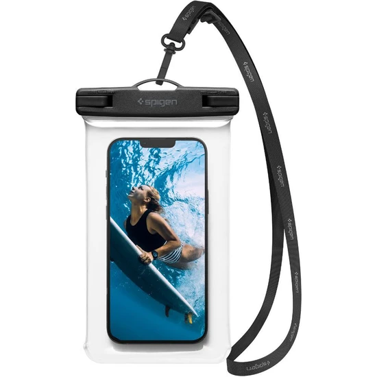 Spigen Aqua Shield WaterProof iPX8 Sertifikalı Su Geçirmez Kılıf A601 Crystal Clear - AMP04526