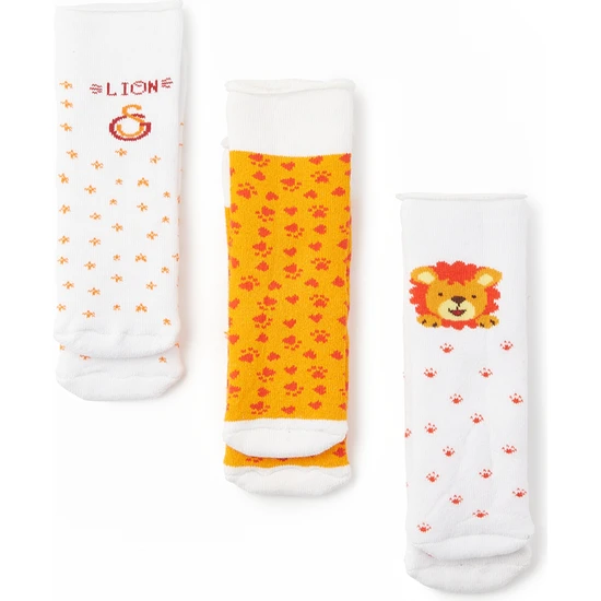GS Store Galatasaray Bebek 3`lü Havlu Set Çorap B221494