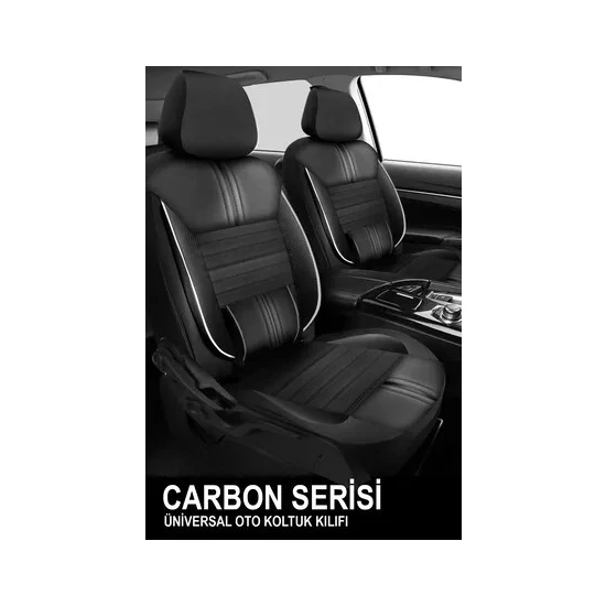 Kurra Store Volkswagen Caddy Uyumlu Carbon Serisi Oto Koltuk Araba Kılıfı.