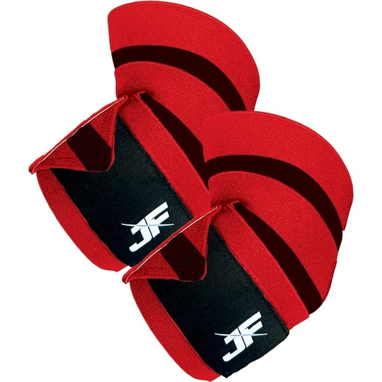 Jofit Elbow Wraps / Dirsek Bandajı 2’li Paket Kırmızı-Siyah