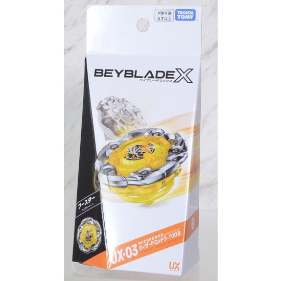 Takara Tomy Beyblade x Ux-03 UX03 Booster Wizard Rod 5-70DB En Yeni Seri