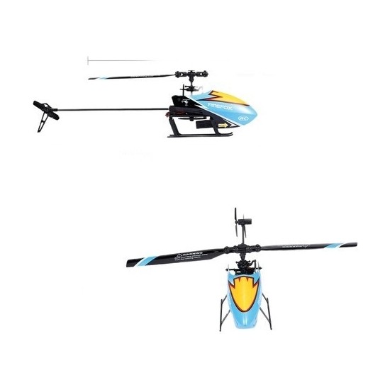 Hylukon Op afstand bestuurde helikopter, 2,4 G RC helikopter 6-assige gyroscoop 4 kanalen, roervrije helikopter met functie voor optische stroompositificatie, laagspanningsalarm
