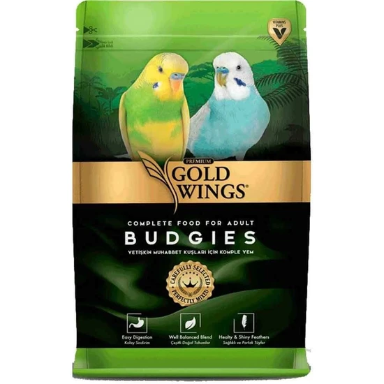 Gold Wings Premium Muhabbet Yemi 1 Kg