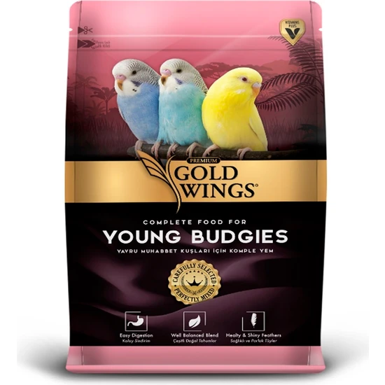 Gold Wings Premium Yavru Muhabbet Yemi 1Kg