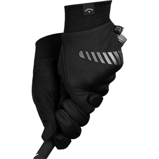 Callaway Womens Left Hand Thermal Grıp 2pk Gloves S Black - Kadın Golf Eldiveni Sol El Siyah Small