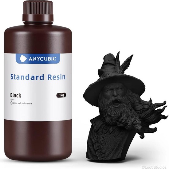 Anycubic Standart Uv Reçine 1kg Siyah