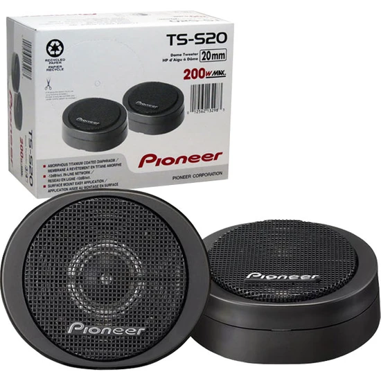 TS-S20 200 Watt Dome Tweeter (2li Takım)