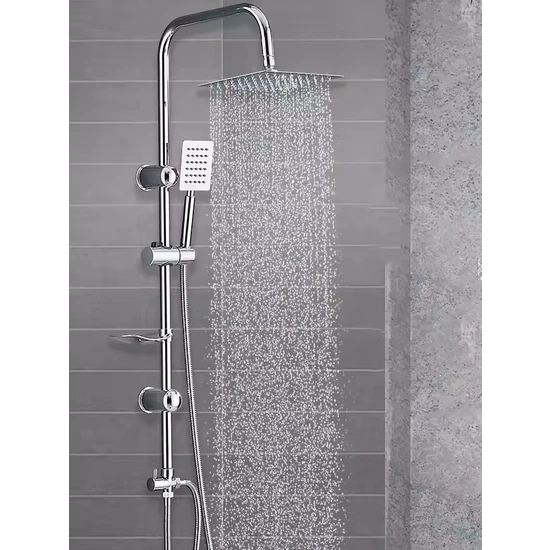 Fawer Faucet & Shower Krom Yağmurlama Robot Duş Seti - 400M