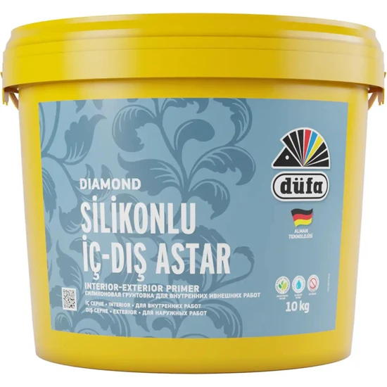 Düfa Diamond Silikonlu İç Cephe ve Dış Cephe Astar Beyaz 10 kg