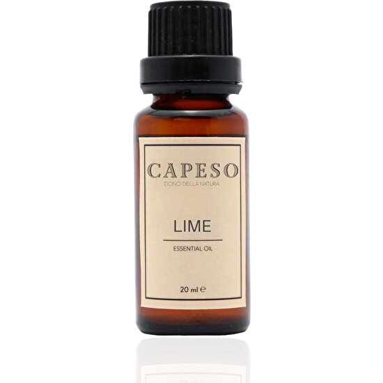 Capeso Lime-Yeşil Limon Esansiyel Uçucu Yağ Saf Yoğun Koku Buhurdanlık Difüzör Esansı 20 ml