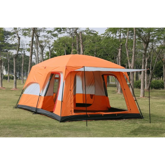 Shufa Aile Boyu Büyük Kamp Çadırı 2 Oda 1 Salon 420*305*200 cm