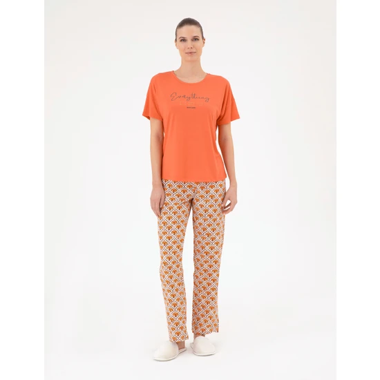 Pierre Cardin Kadın Kırmızı Pijama Takımı 50299700-VR239