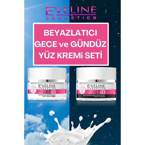 Eveline Cosmetics Eveline 4d Gece Yüz Kremi + Gündüz Yüz Kremi 50 ml