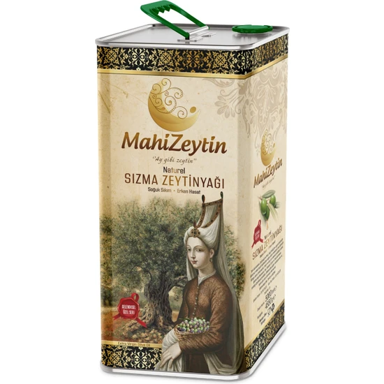 Mahi Zeytin Mahizeytin 5 Litre Soğuk Sıkım Natürel Sızma Zeytinyağı