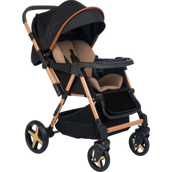 Baby Home 810 XTİ Çift Yönlü Bebek Arabası 25 kg Taşıma Kapasitesi ve Katlanabilme Özelliği ile Standart