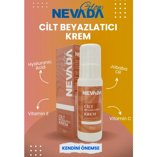 Glow Nevada Cilt Beyazlatıcı Vücut Bakım Kremi