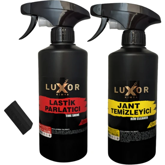 Luxor Lastik Parlatıcı ve Jant Temizleyici 500 ml + Sünger