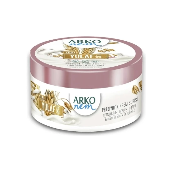 Arko Nem Krem Prebiyotik 250 Ml. Yulaf Sütü (6'lı)