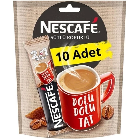 Nestle Nescafe 2si Bir Arada Sütlü Köpüklü