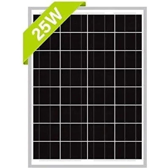 Solar Market 25W  12V Monokristal Solar Panel