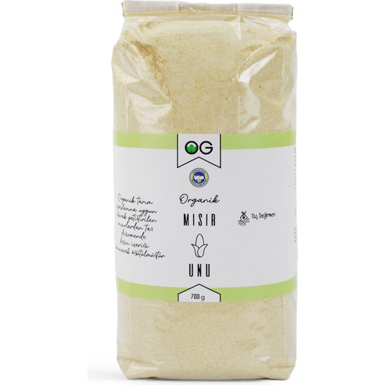 OG natural Organik Mısır Unu 700 Gr