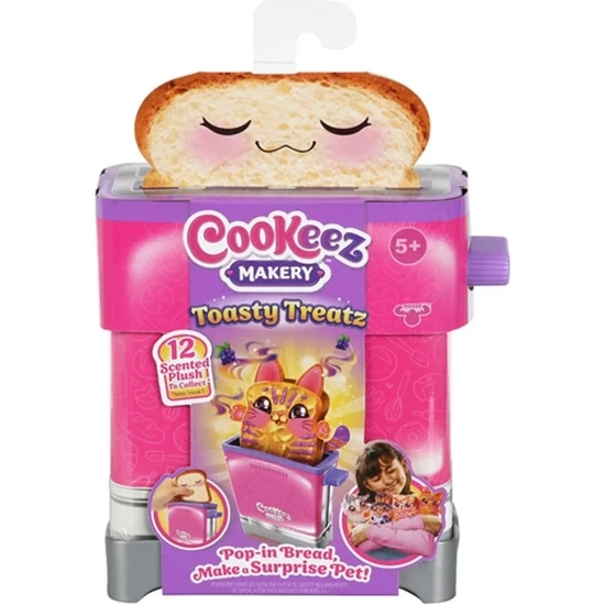 Giochipreziosi Giochi Preziosi Cookeez Makery Toasty Treatz 'sürpriz Dolu Tost Makinesi , Mini Kokulu Peluş'