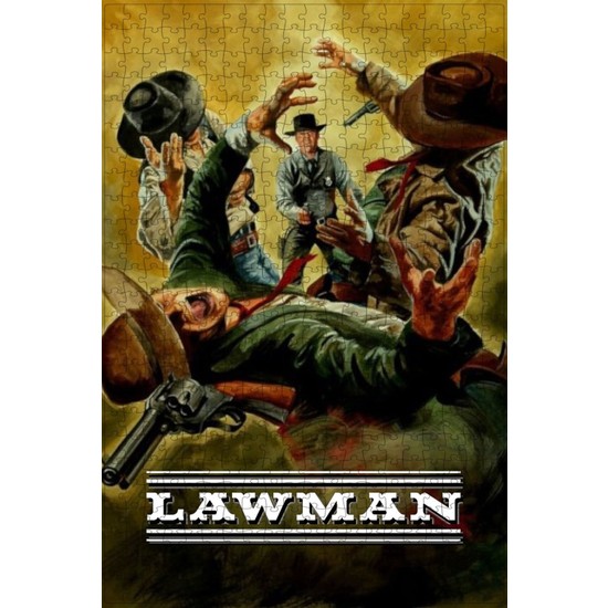 Lawman (1971) Film Posterinin 500 Parça Puzzle Yapbozu Fiyatı