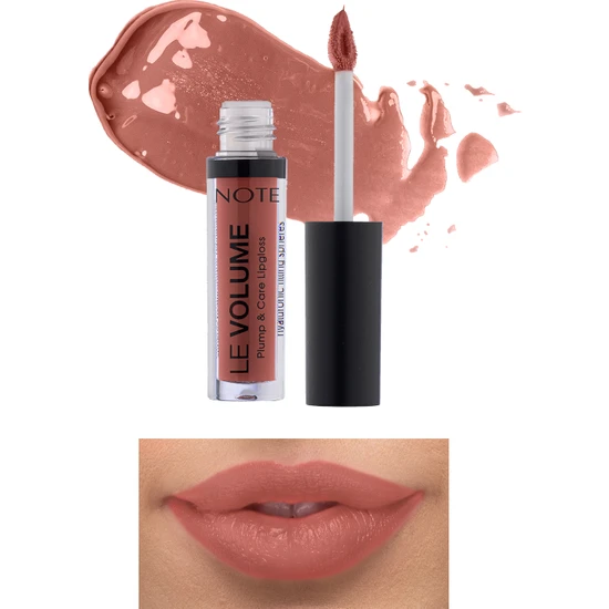 Note Le Volume Plump & Care Lipgloss Dudak Parlatıcısı 12 Feeling Good - Turuncu