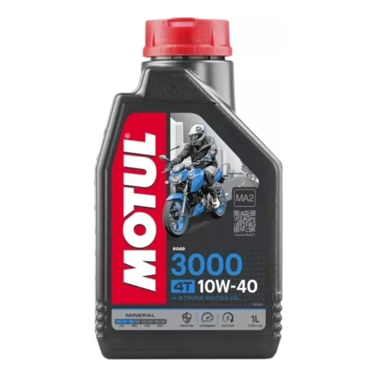 Motul 3000 10W40 4T 1 Litre Motosiklet Yağı (Üretim Yılı:2023)