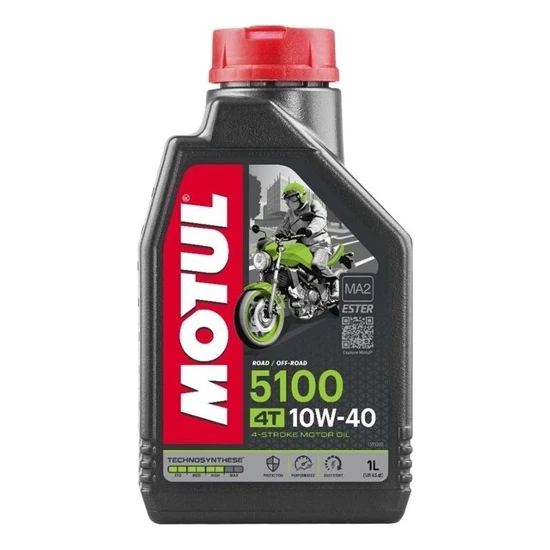 Motul 5100 10W40 4T 1 Litre Motosiklet Yağı (Üretim Yılı: 2023)