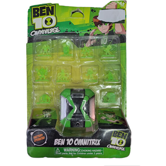 Duru Toys BEN10 Benten Omnitrix 10 Figürlü Sesli Işıklı Oyuncak Saat