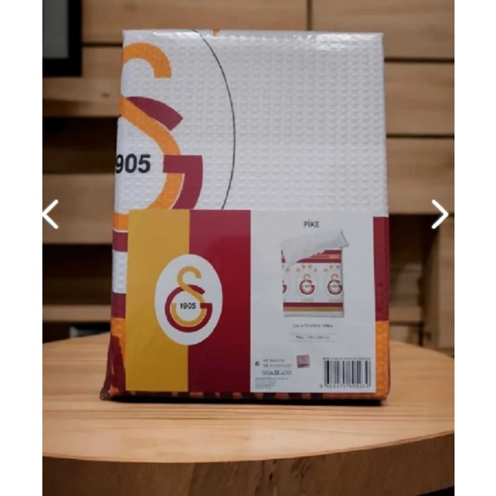 Zorlu Tekstil Taraftar Lisanslı Tek Kişilik Pike () (150X200 Cm) (Yazlık-Ince) (Tek Parça) Galatasaray Arma