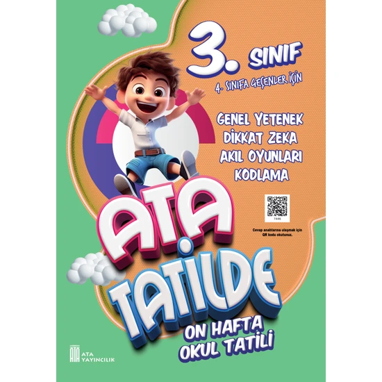 Ata Yayıncılık  Tatilde Tatilde Seti 3. Sınıf (4. Sınıfa Geçenler)