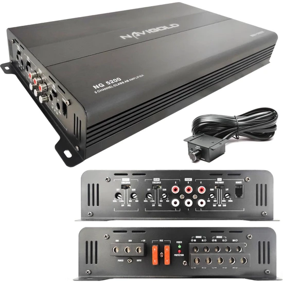 NG-5200 Oto Anfi Stereo 3900 Watt 5 Kanal Bass Kontrol Byr  [byrtek]