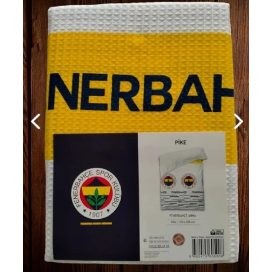 Zorlu Tekstil Taraftar Lisanslı Tek Kişilik Pike (150X200 Cm) (Yazlık-Ince) (Tek Parça) Fenerbahçe Arma