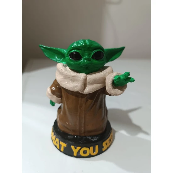 3D Layer Craft Star Wars Baby Yoda Figür 15 cm