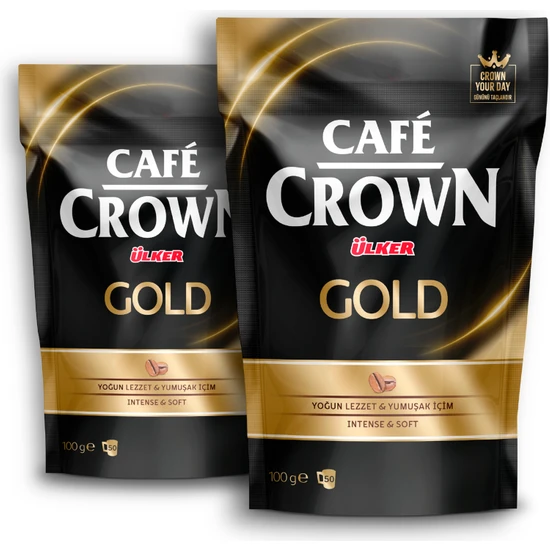 Cafe Crown Gold Kahve 100 Gr. x 2 Adet