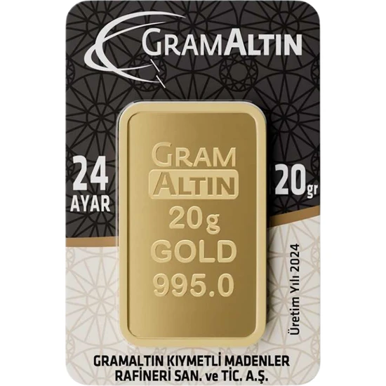 İAR 20 gr 24 Ayar 995 Milyem Iar Gram Altın