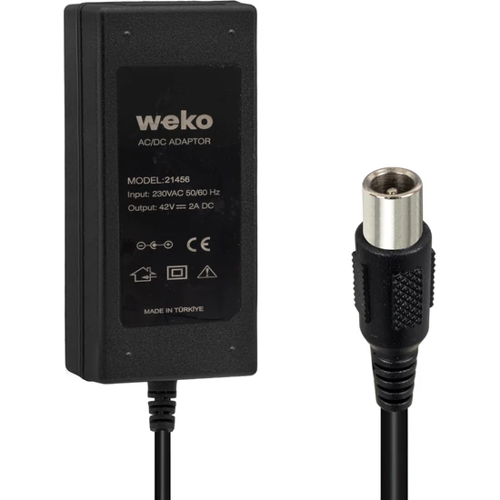 Weko WK-21456 Xıaomı M365 42 Volt - 2 Amper Elektrikli Scooter Şarj Cihazı Adaptörü