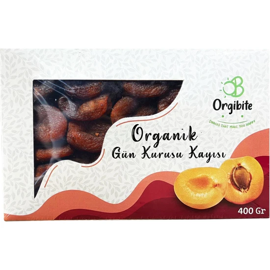 Orgibite 400gr Organik Gün Kurusu Kayısı