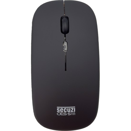 Secuzi Kablosuz Sessiz Mouse 1600 DPI Bluetooth Ve 2.4g Dongle Ev Ofis Kullanımı İçin Ergonomik Tasarım